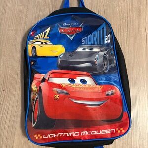 Disney Pixar Cars Lightning McQueen Kids Backpack - Red/Blue